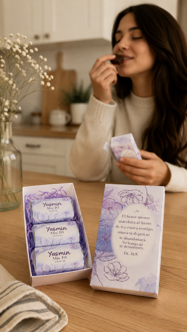 Producto - Cajita con chocolatines personalizada - 0