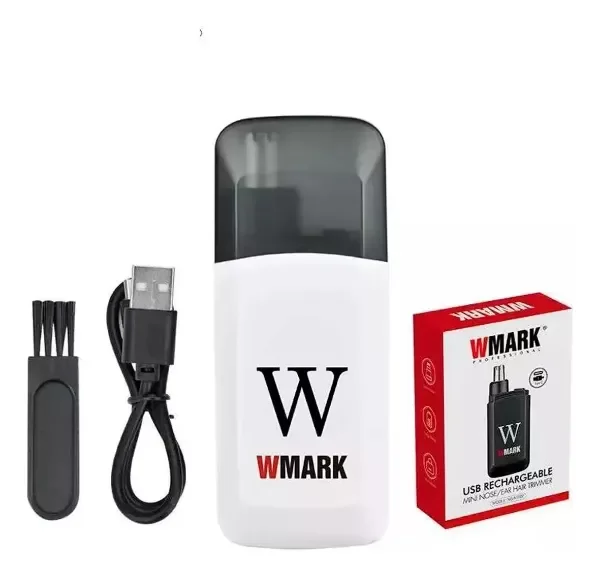 Producto - Wmark Trimmer Mini Depilador Nasal Oidos Barberia Color Blanco