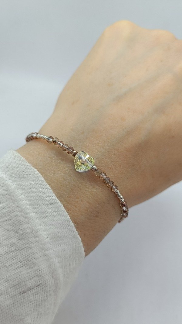 Producto - Pulsera Plata y cristales Sw (2 colores) - 0