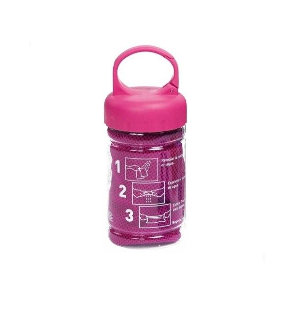 Producto - Toalla deportiva siempre fría Jean Cartier fucsia