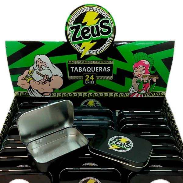 Producto - Lata tabaquera Zeus black