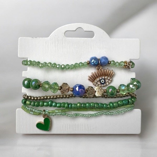 Producto - Set Pulseras verde