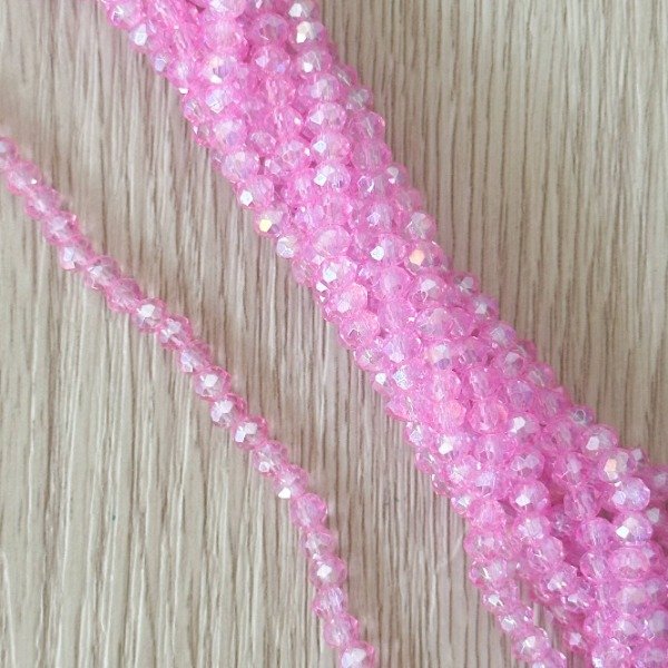 Producto - Tira de cristal Dona Rosa (4mm)