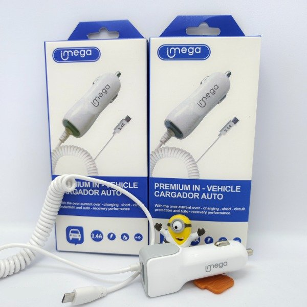Producto - Cargador de Celular para Auto 12V Cargador Micro Usb