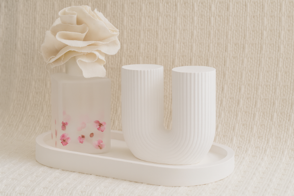 Producto - SETS DECORACION YESO CERAMICO Y FLOR DE TELA - CON OPCIONES A ELECCION