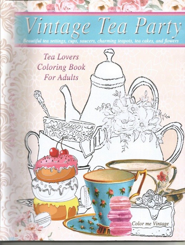 Producto - Vintage Tea Party : tea lovers coloring book