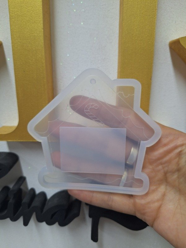 Producto - Molde casita navideña p/ foto