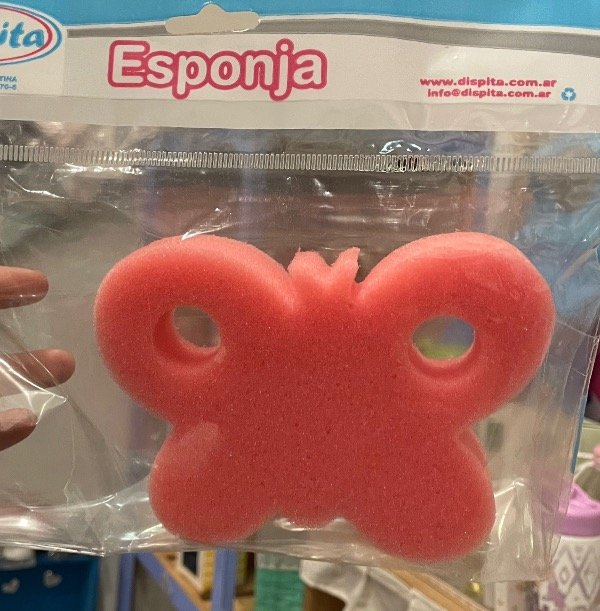 Producto - Esponja dispita Mariposa