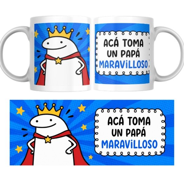 Producto - Taza - Dia del padre - Aca toma un papá maravilloso (flork)