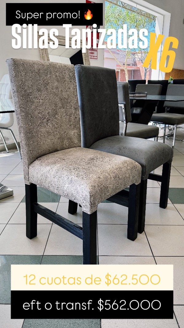 Producto - Sillas Tapizadas x6 - 0