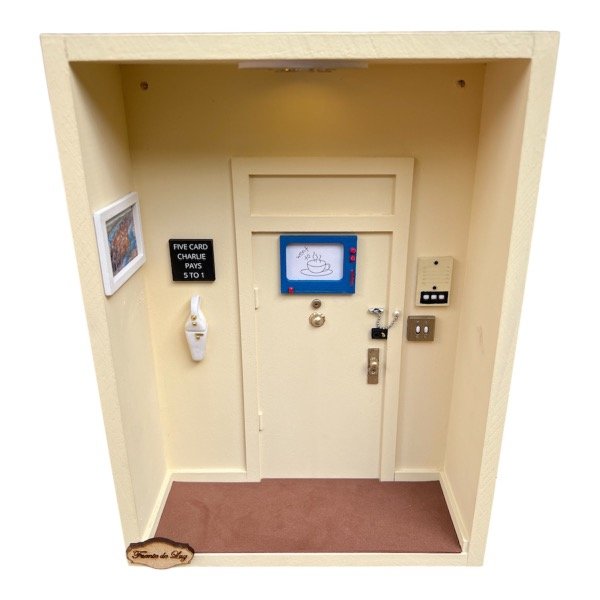 Producto - Friends Cuadro Chandler and Joey's door con luz