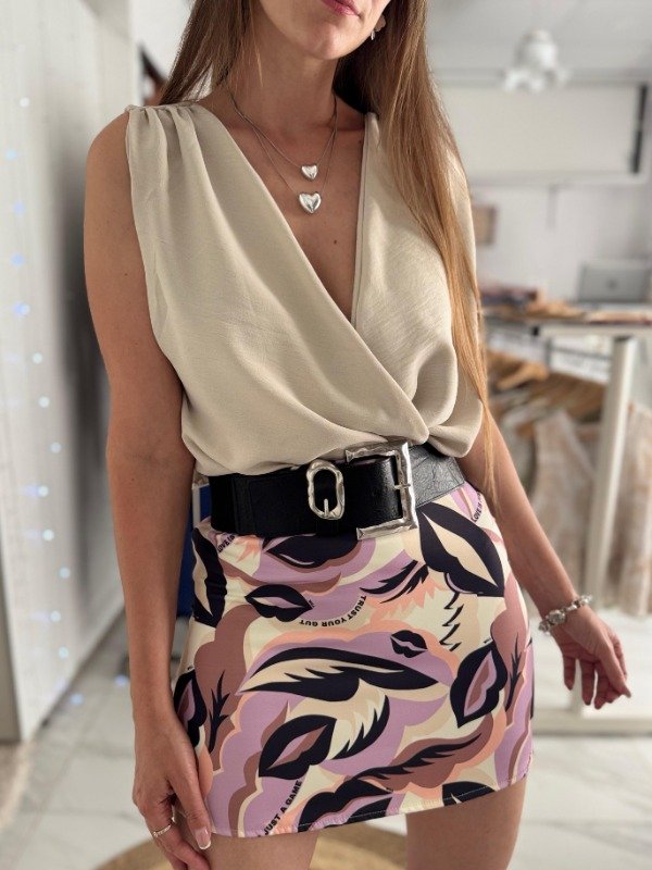 Producto - Pollera Love Lila