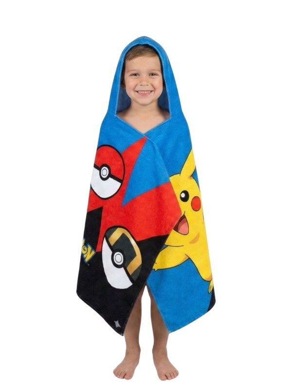 Producto - TOALLON CON CAPUCHA POCKEMON
