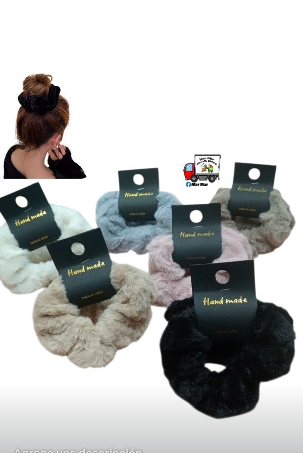 Producto - Scrunchies de peluche x2 (menor)