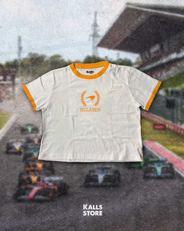 Baby tee naranja mclaren