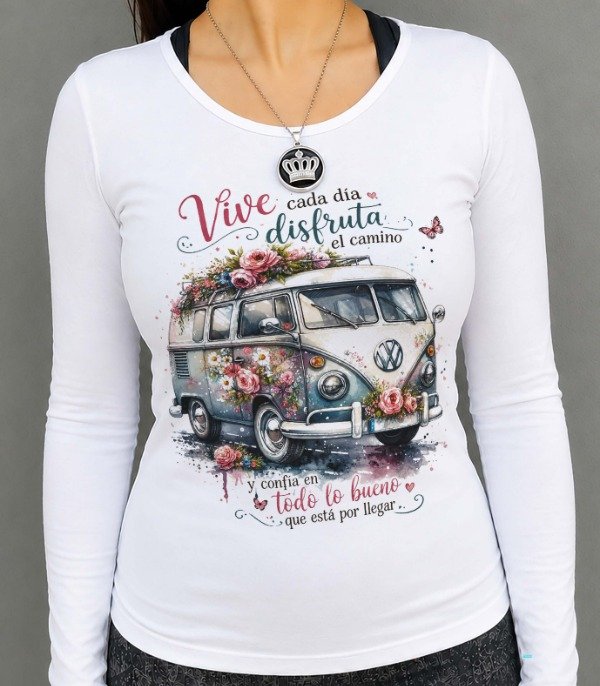 Producto - Remeras mangas largas Mujer Vintage Style - 1