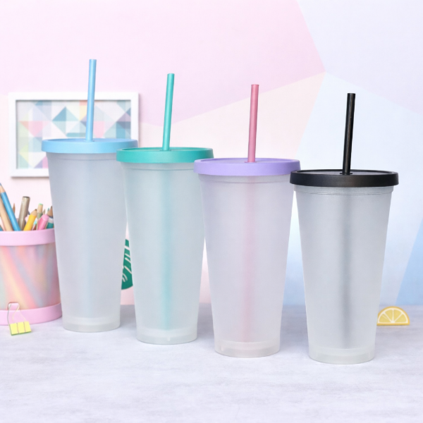 Producto - Vaso chic liso con sorbete