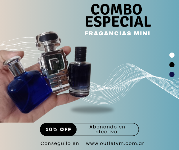 Producto - COMBO X3 PERFUMES MINI DE COLECCION 25 ML C/U