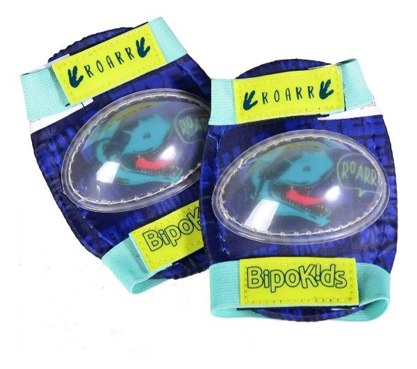 Producto - Set de Protección completo Casco con Codera y Rodillera Dinosaurio - 1