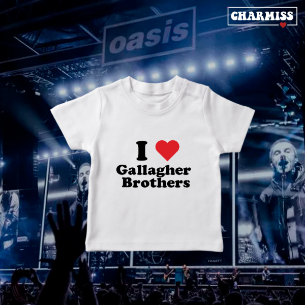 Baby tee - I love Gallagher brothers
