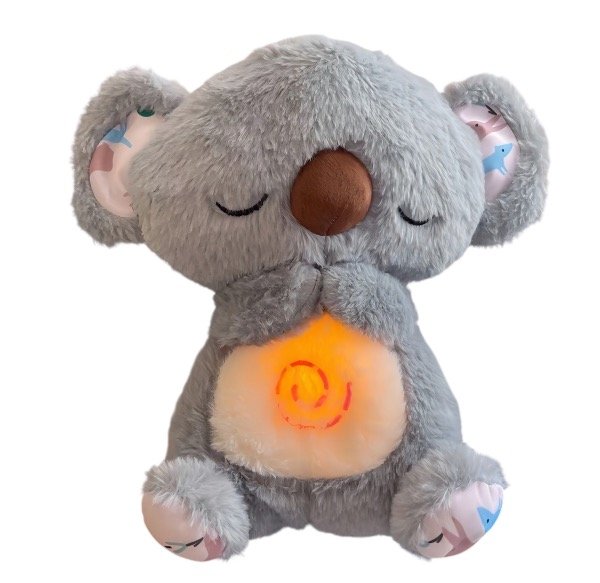 Producto - Koalita del amor gris con detalles en rosa