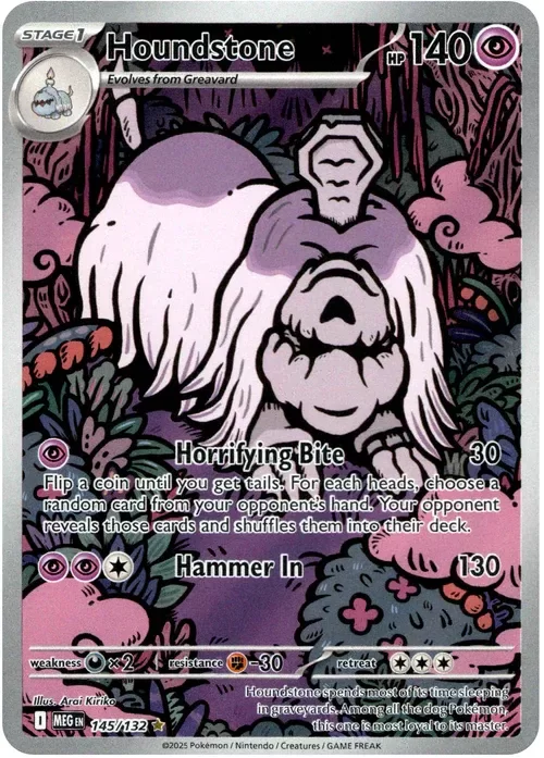 Producto - Houndstone - 145/132 - Mega Evolution - Holo