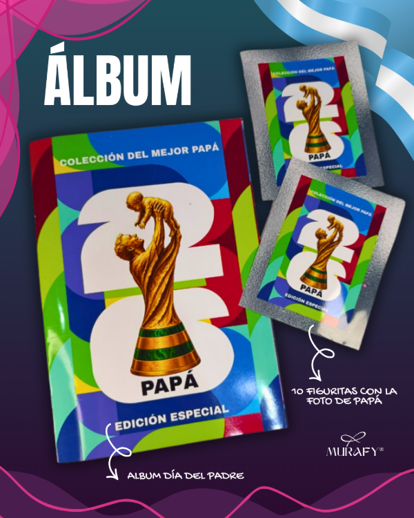Producto - ALBUM + 10 FIGURITAS (Exclusivo Día del Padre) (A5) /4p/