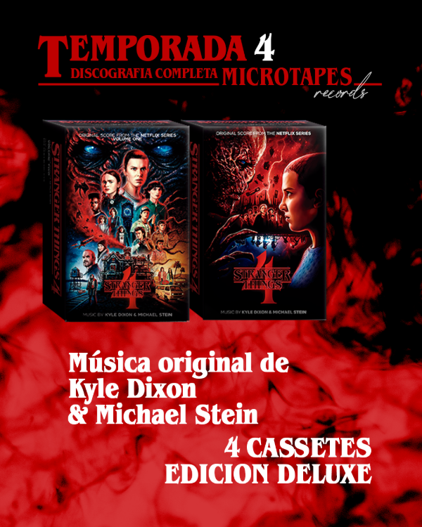 Producto - STRANGER THINGS TEMPORADA 4 BOX DELUXE (4 CASETTES)