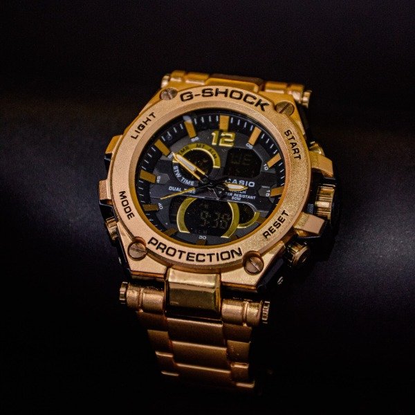 Producto - GOLD COMMANDER - Reloj G-Shock Dual Time edición metálica