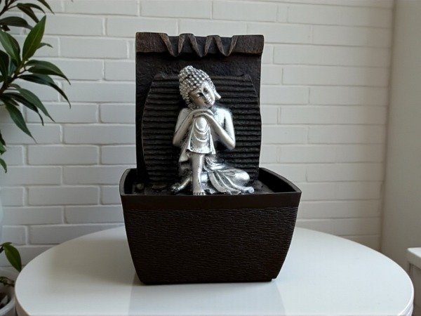 Producto - Fuente c/ Led Buda Repo. 17cm