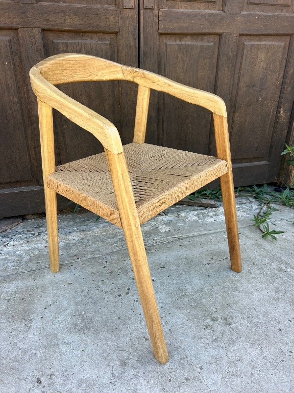 Producto - Silla Bali tejida en kraft - consultar stock o demora