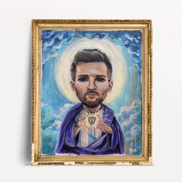 Producto - Estampita Messi - 9