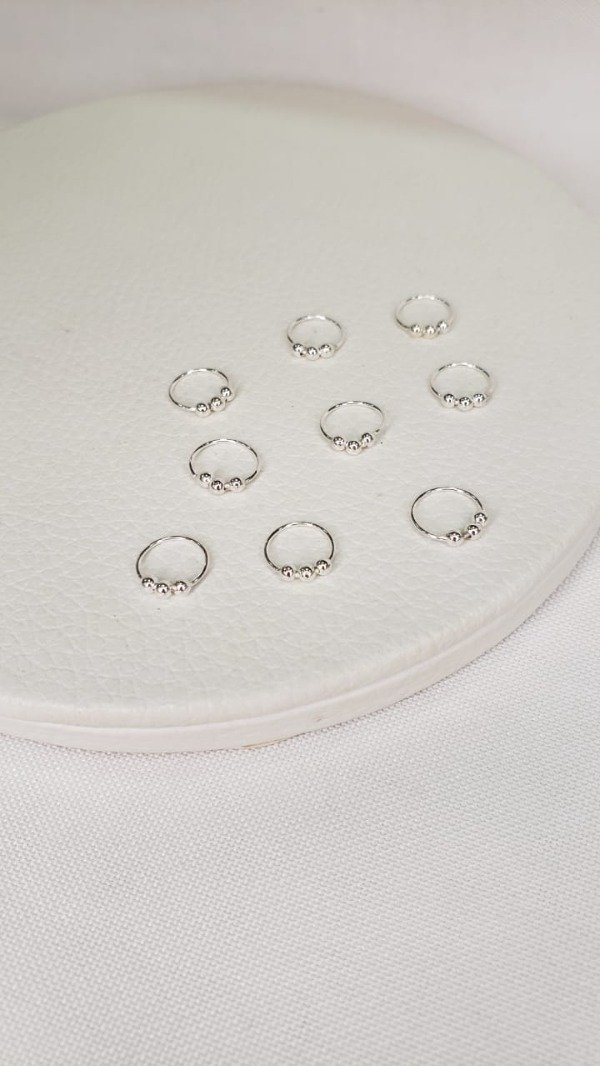 Producto - piercing tres bolitas