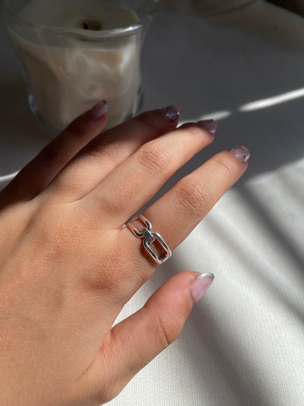 Producto - Anillo Regulable Chandler Acero blanco