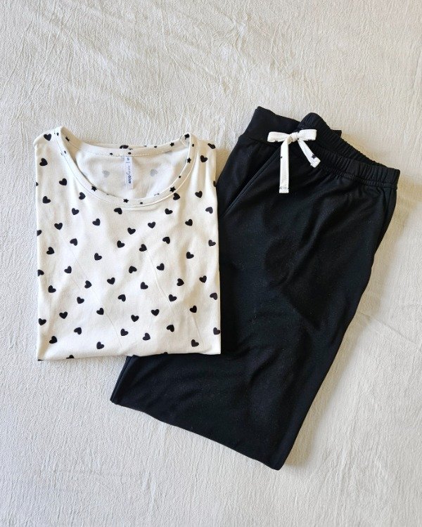 Producto - Pijama Black Hearts - 1