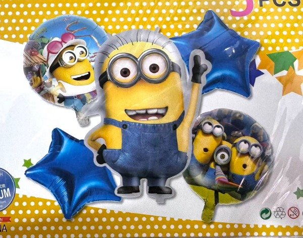 Producto - Set de Globos Minions x5