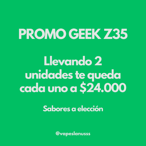 Producto - PROMO GEEK Z35