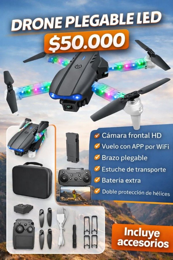 Producto - Drone Plegable Led