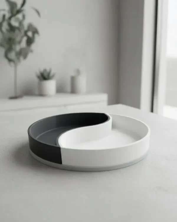 Producto - Bandeja Copetinera Yin-Yang / Ideal para Picadas con Estilo