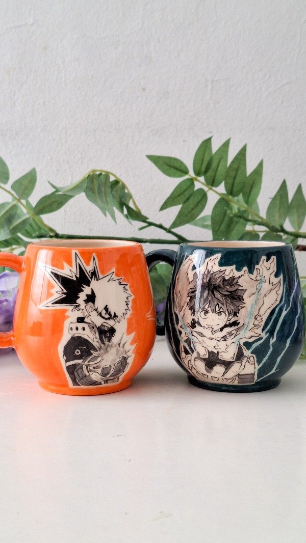 Producto - Pre Venta - Tazas Bakugo y Deku Primavera