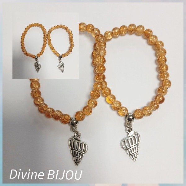 Producto - Pulsera elástica caracol