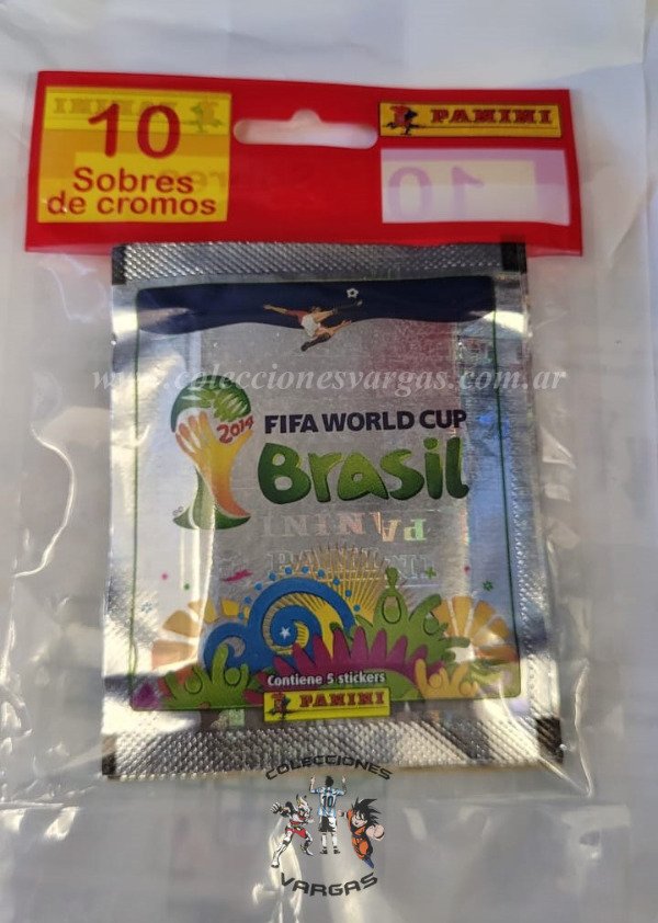 Producto - BLISTER DE SOBRES  MUNDIAL BRASIL 2014 X 10U - SOBRES - 0