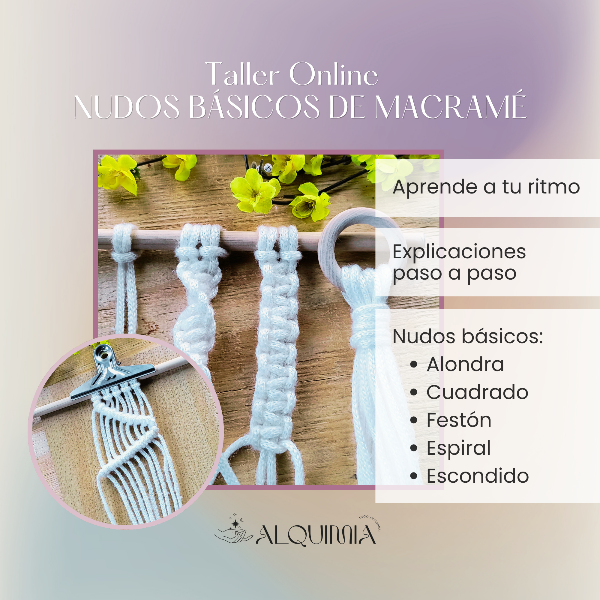 Producto - Macramé: NUDOS BÁSICOS
