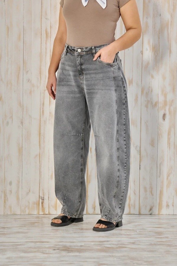 Producto - Jean BARREL CENITHO GRIS recorte 911 - rígido - 4
