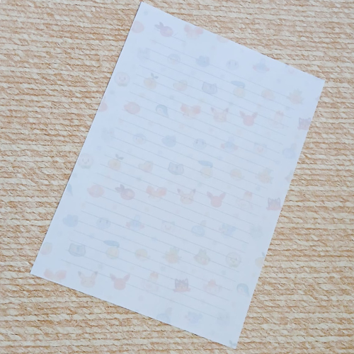 Producto - Papel carta Pokemon