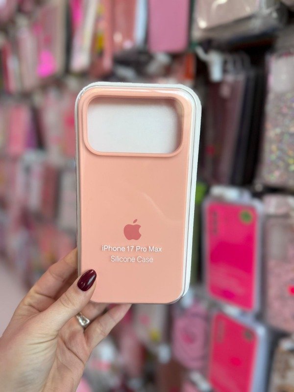 Producto - Silicone case Iphone 17 pro max salmon
