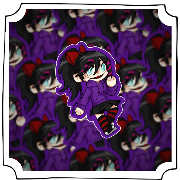 Producto - Sticker 8cm Nina The Killer