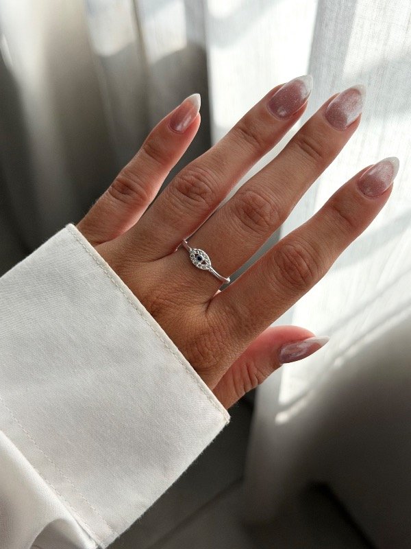 Producto - Anillo ojito azul cubic - 1
