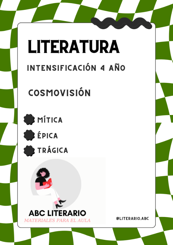 Producto - Integrador de literatura de 4 año I Intensificación PBA