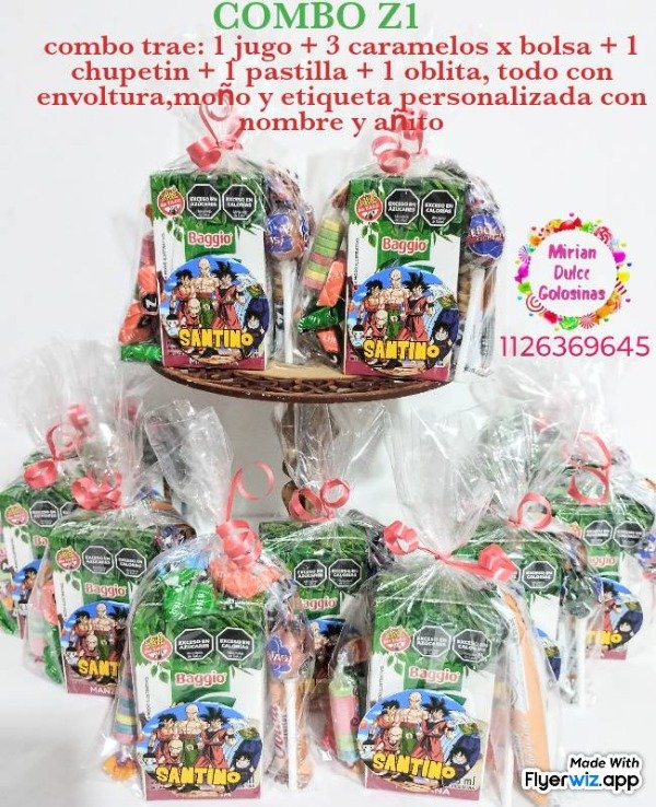Producto - Combo dragón ball z1